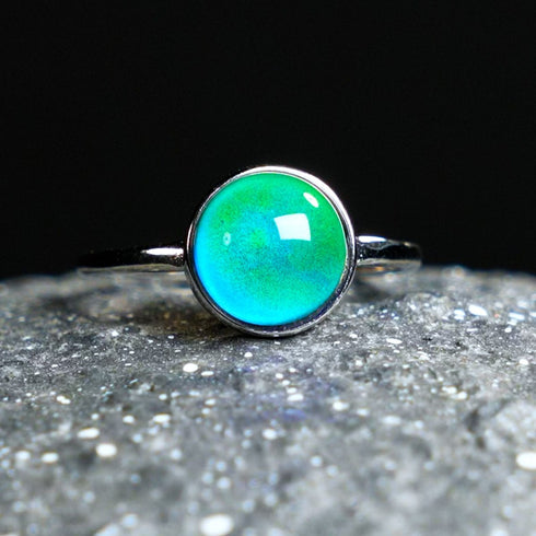 Chromata | 925er Sterlingsilber | Stimmungssteinring
